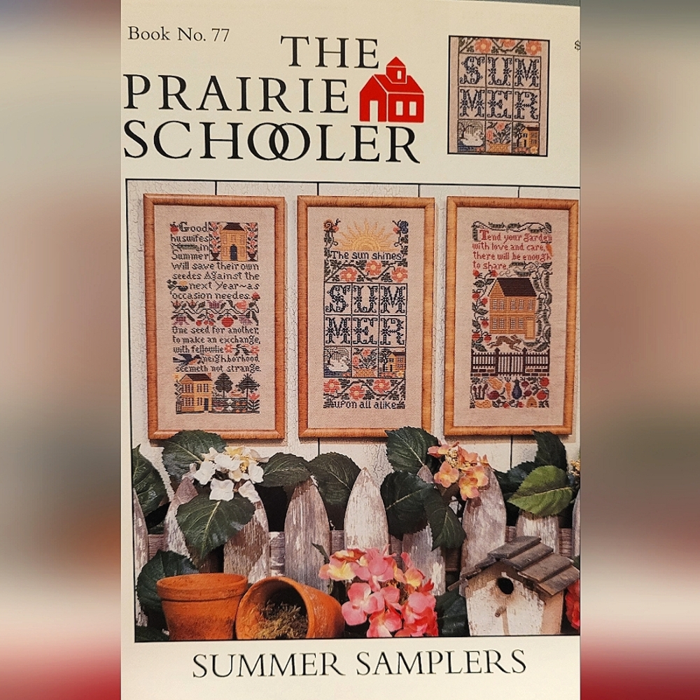 The Prairie Schooler Summer Samplers cross stitch pattern